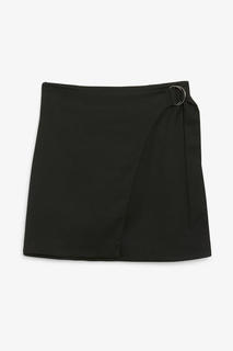 Мини-юбка с имитацией запаха Monki
