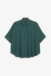 Свободная блузка с короткими рукавами Monki