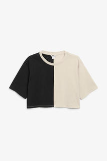 Укороченная футболка Monki