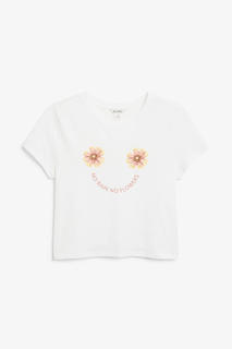 Укороченная футболка Monki