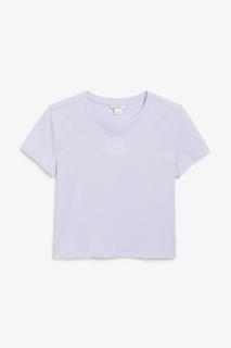 Cropped t-shirt Monki