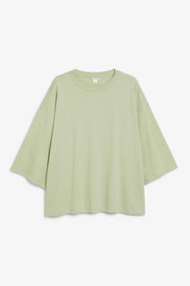 Футболка оверсайз из хлопка Monki