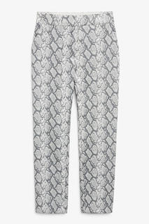 Брюки из искусственной кожи Monki