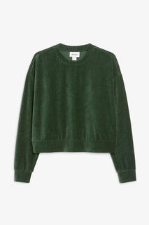 Велюровый лонгслив Monki