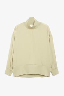 Атласная блуза Monki