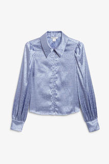 Атласная блуза Monki