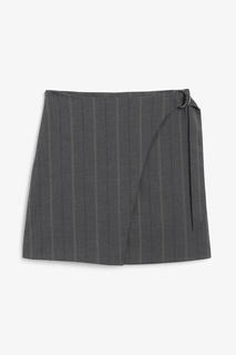 Мини-юбка с имитацией запаха Monki