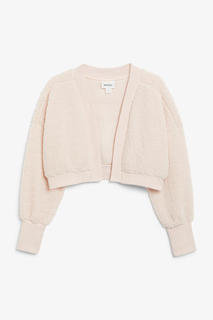 Укороченная куртка из флиса Monki
