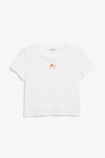 Укороченная футболка Monki