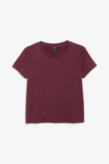 Футболка из мягкой ткани Monki