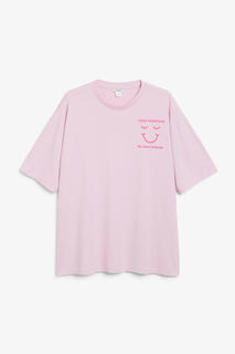 Футболка в стиле оверсайз Monki