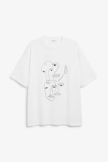 Футболка в стиле оверсайз Monki