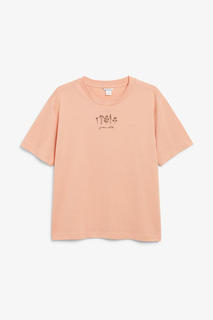 Футболка из хлопка Monki