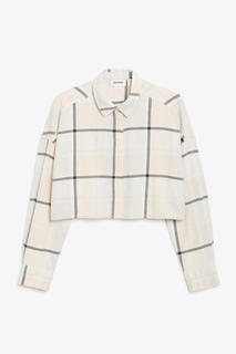 Укороченная фланелевая рубашка Monki