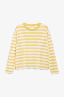 Топ с длинным рукавом из мягкой ткани Monki