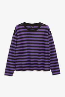 Топ с длинным рукавом из мягкой ткани Monki