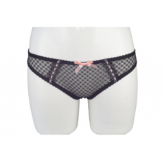 Черные трусики Baci Lingerie сетка S
