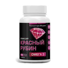 Масло капсулированное льняное "Красный Рубин" 180капс. 54г Компас Здоровья