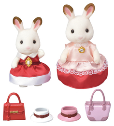 Игровой набор Sylvanian Families Модницы в шикарных платьях 6001 Town Series