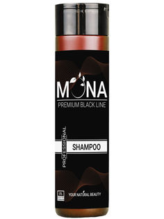 Шампунь для волос Mona Premium Black line - от выпадения, для роста и против перхоти 250мл