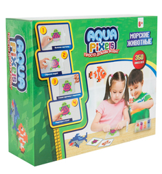 Набор для творчества 1 TOY Aqua pixels, Морские животные 350 деталей Т13079