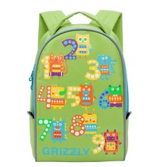 Рюкзак детский Grizzly RS-764-6 детский салатовый