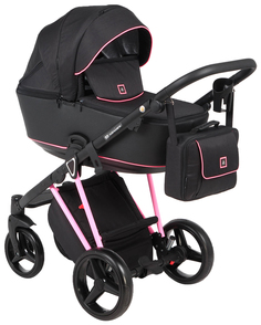 Коляска 3 в 1 Adamex Cristiano CRISTIANO-FLUO-3-В-1-PINK Pink