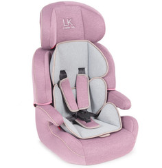 Автокресло Leader Kids City Travel Denim цв.розовый гр.1/2/3
