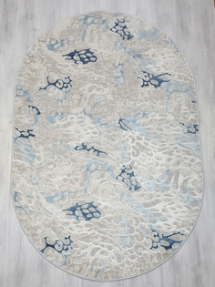Ковер LARA 4319A овал голубой 2х3 Sofia Rugs