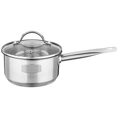 Ковш со стеклянной крышкой, 16x8см, 1,5л серия craft collection Agness_914-101