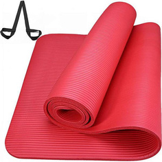 NBR10-1 Коврик Универсальный НБК 183х61х1,0 см (красный) (с ремешком для переноски)