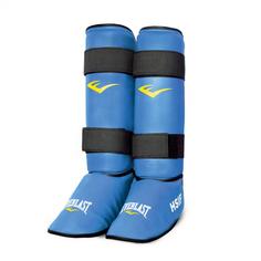 Защита голени и стопы для рукопашного боя Everlast HSIF PU S синяя