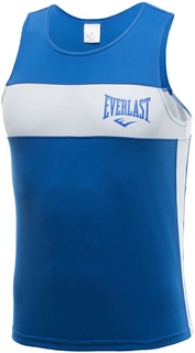 Майка боксерская Everlast Elite 152 синяя/белая