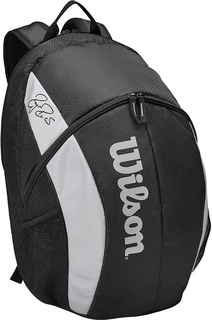 Рюкзак Wilson Team Backpack, WR8005901001, с карманом под 2 тен.ракетки, черно-серый