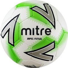 Мяч футзал. MITRE Futsal Impel A0029WC5,р.4,32 пан,глян.ПВХ,руч.сш, бут.кам,бел-зел-сер