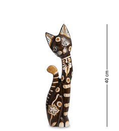 Статуэтка "Кошка" 40 см (албезия, о.Бали) Decor and Gift
