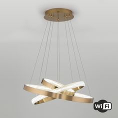 Светодиодная люстра с управлением по Wi-Fi Eurosvet 90276/3 медный