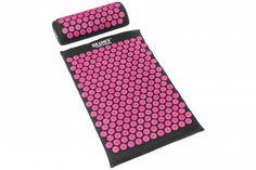 Набор акупунктурный «НИРВАНА» черный/розовый Bradex