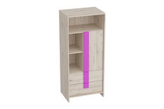 Стеллаж Hoff 80284256 60х42х139 см, дуб бонифаций/фуксия
