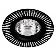 Светильник Escada VENETO GU5.3 001 BK/AL (черн/алюм, 50Вт, ГЛН/LED GU5.3)