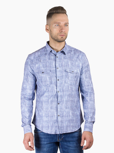 Рубашка мужская Dairos GD81100380 серая XL