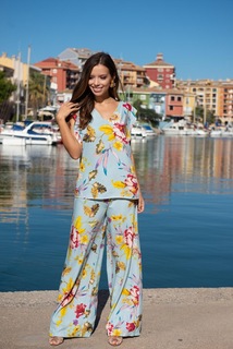 Костюм женский Indiano Natural 21NI-381/382-1V голубой L