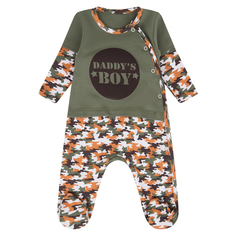 Комбинезон Мелонс Daddys boy, цвет: хаки р.74