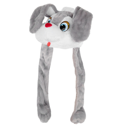 Головной убор Карнавалия шапка Зайчик, цвет: серый р.62