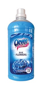 Концентрат для полоскания белья Clever Essenсe Blue Flowers (Голубые цветы) 1,8 л Clovin