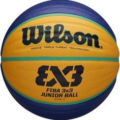 Мяч баск. WILSON FIBA3x3 Replica, арт.WTB1133XB, р.5, резина, бутил. камера, сине-желтый