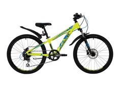 Novatrack Велосипед Подростковые Extreme 24 HD, год 2020 , ростовка 13, цвет Зеленый