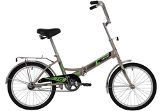 Novatrack Велосипед Складные TG-20 Classic 1sp., год 2020 , цвет Серебристый