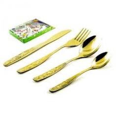 Набор столовых приборов НЫТВА, Антошка, 4 предмета, медный