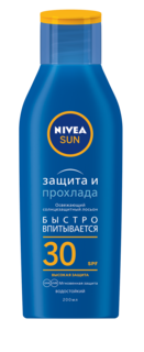 Солнцезащитный лосьон NIVEA SUN Освежающий Защита и прохлада SPF 30 200 мл